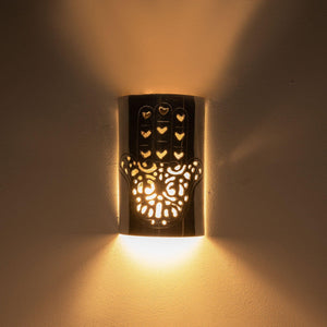Aplique árabe de aluminio Mano de Fátima