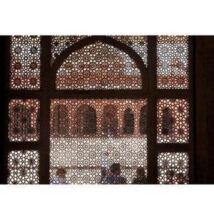 Celosía árabe de madera diseño mekness 60x30cm