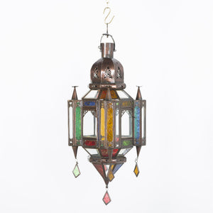 lámpara árabe de cristal Fasfusa F9