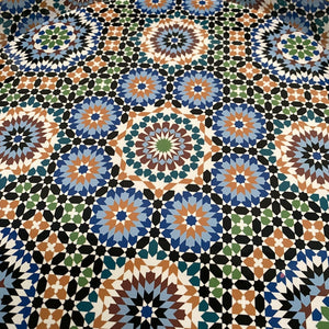 Mesa marroquí auxiliar de café Al-Andalus detalle