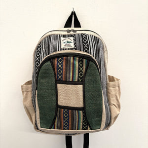 mochila cáñamo artersana