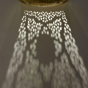 Plafón o aplique de pared árabe cuadrado dorado 20-100cm