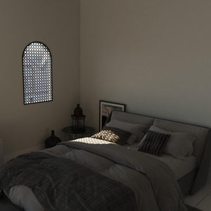 Ventana celosía árabe de madera - Modelo Ibtisam