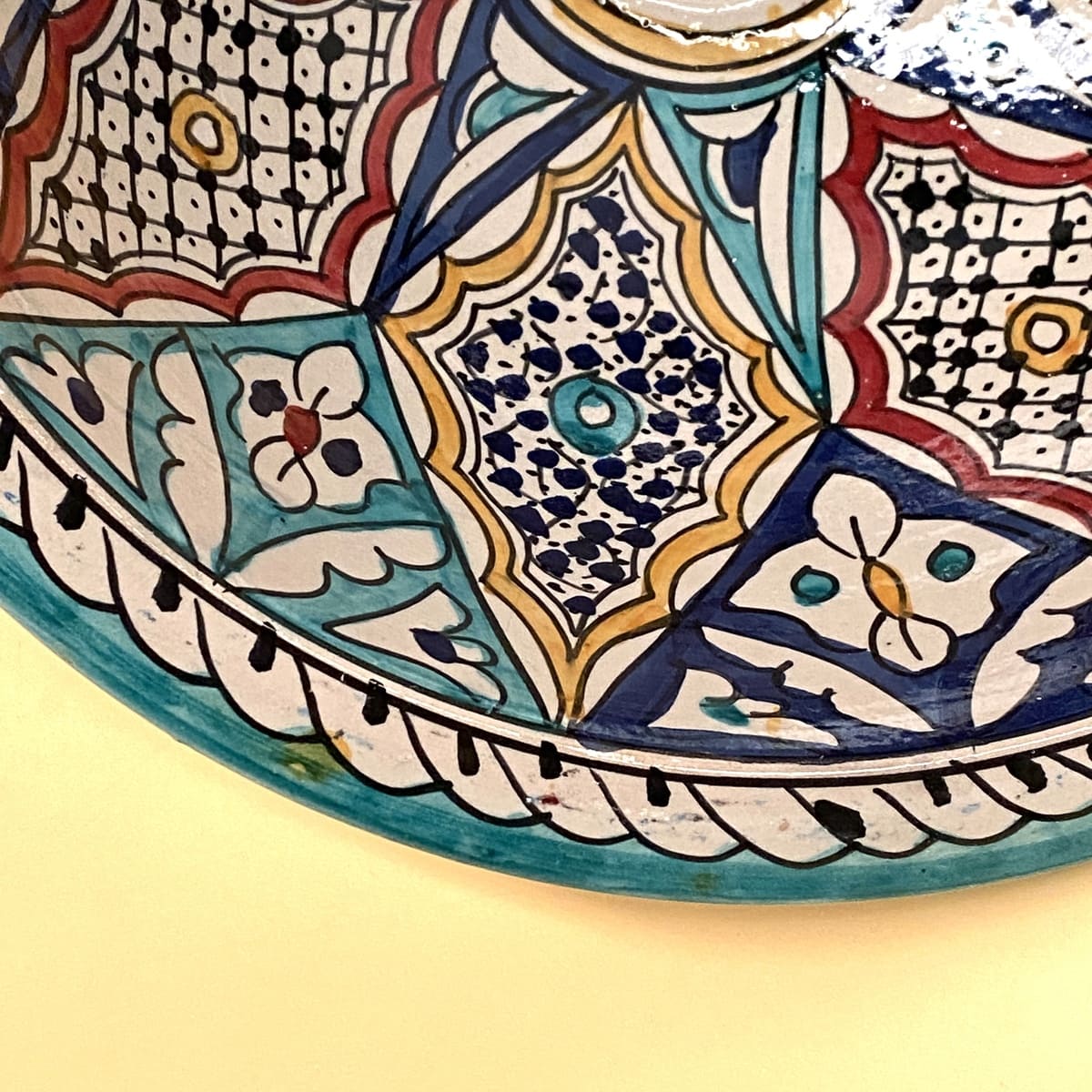 Arabisches mehrfarbiges Keramikwaschbecken 40 cm