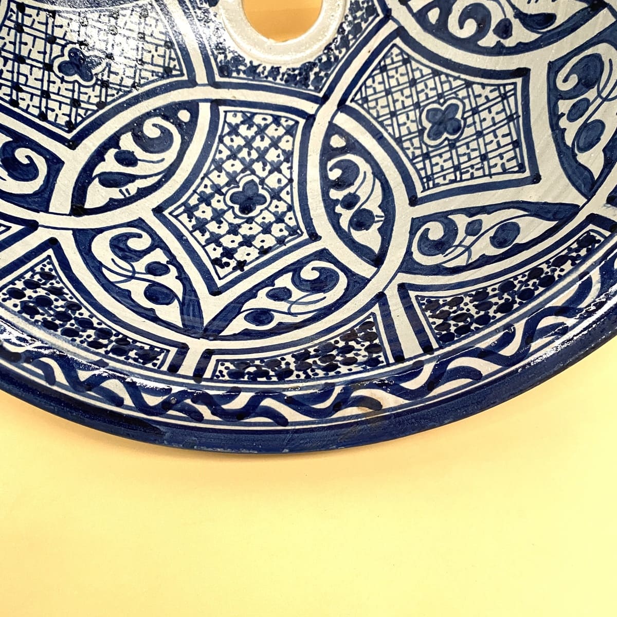 Marokkanisches Keramikwaschbecken aus Fez 40cm