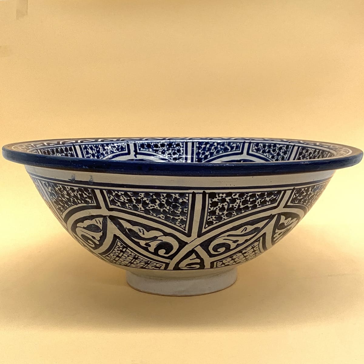 Marokkanisches Keramikwaschbecken aus Fez 40cm