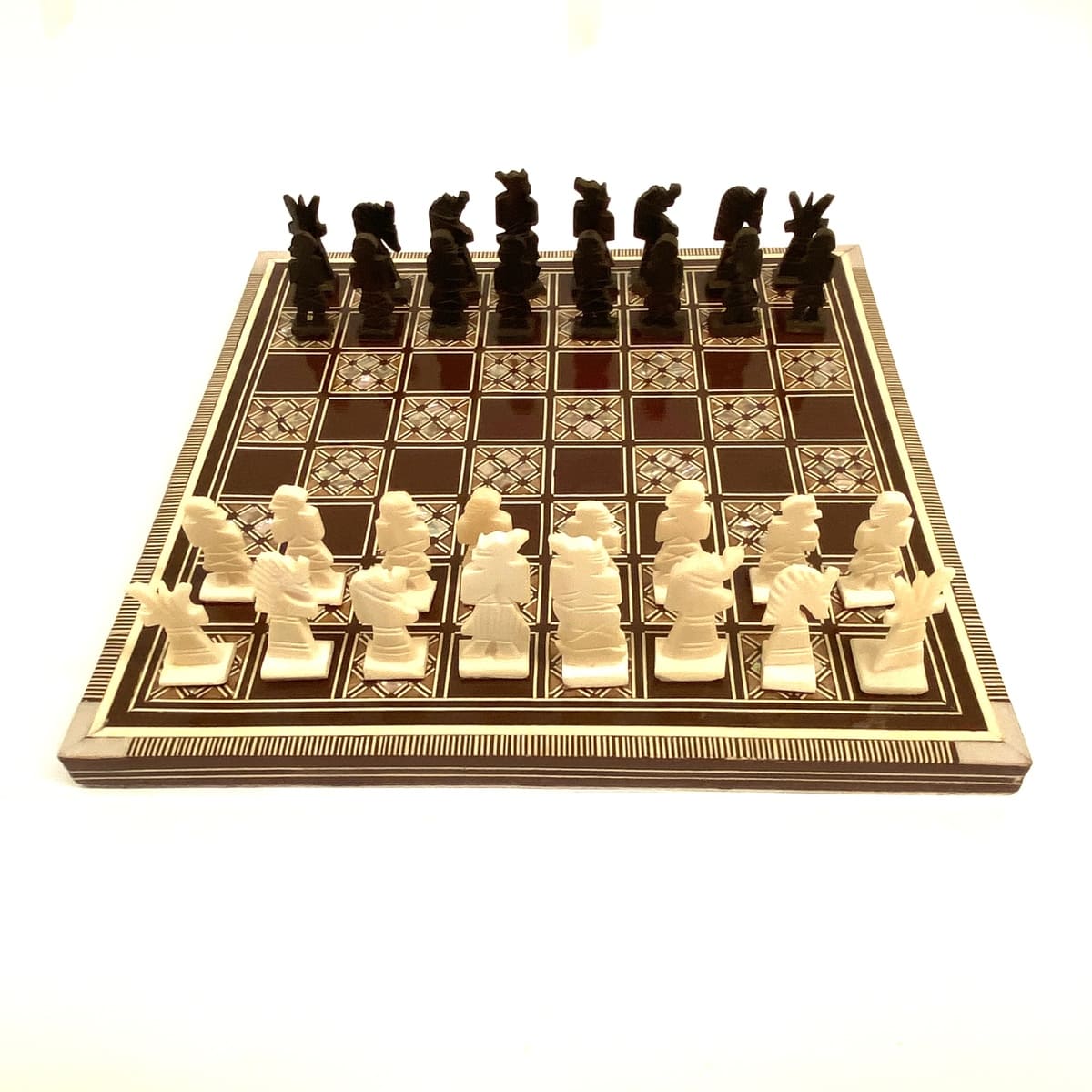 Ägyptisches Inlay-Schach 30x30