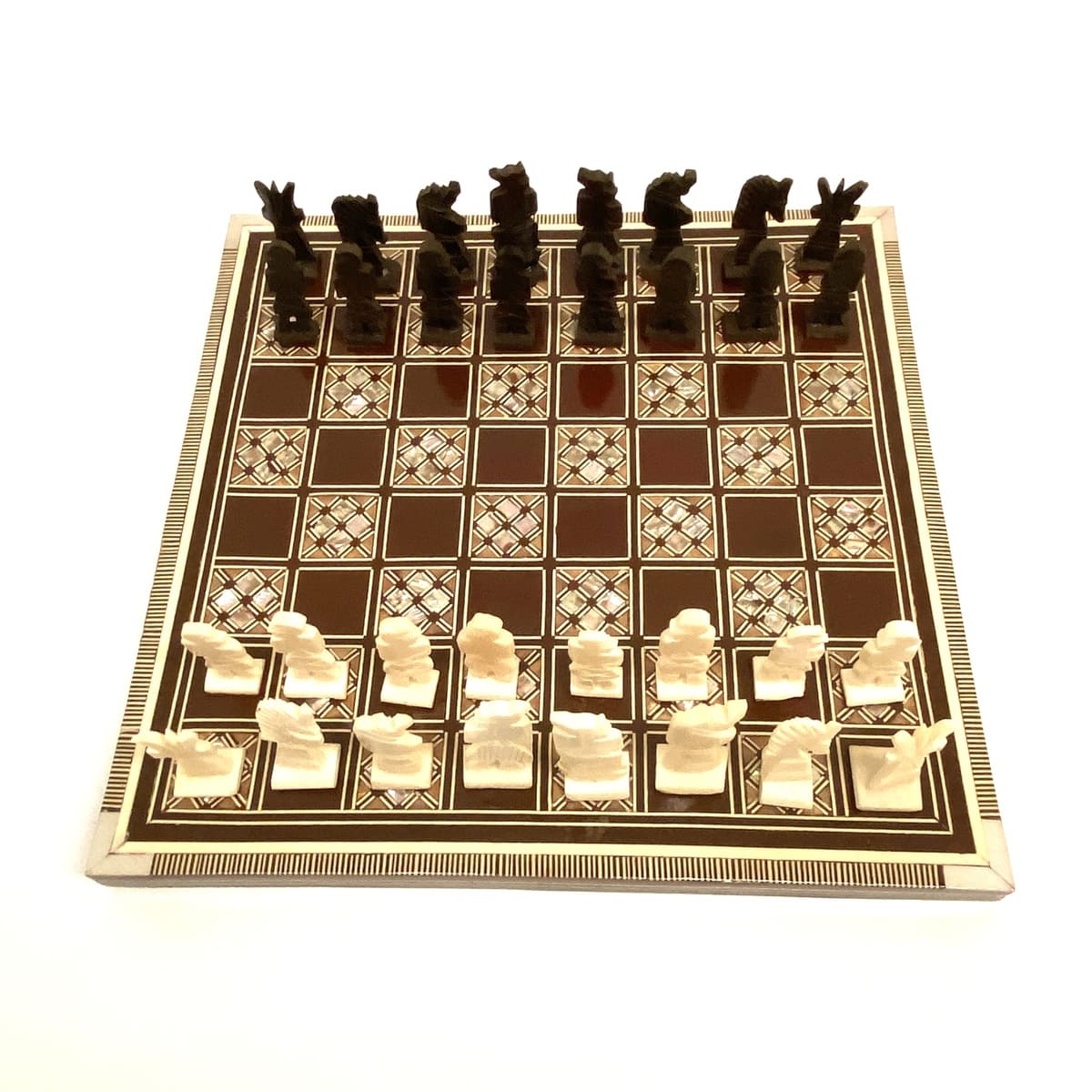 Ägyptisches Inlay-Schach 30x30