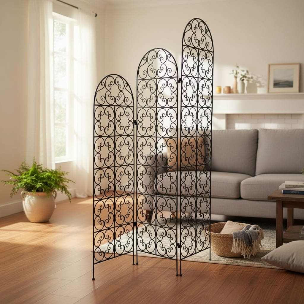 biombo marroquí forja Daraj escena