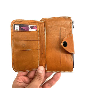 Marokkanische Tabihe-Lederbrieftasche – 100 % handgefertigte Lederwaren