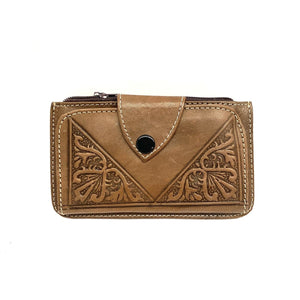 Marokkanische Tabihe-Lederbrieftasche – 100 % handgefertigte Lederwaren