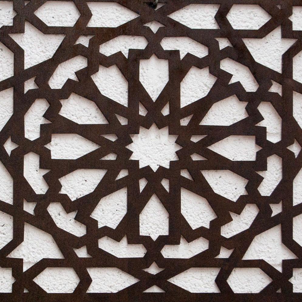 Celosía árabe de madera cenefa Alhambra - 250x50cm