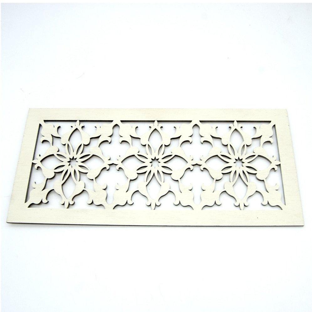 Celosia de Madera - Diseño Medieval - 30x15cm