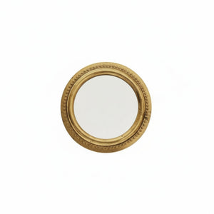 espejo 20cm dorado