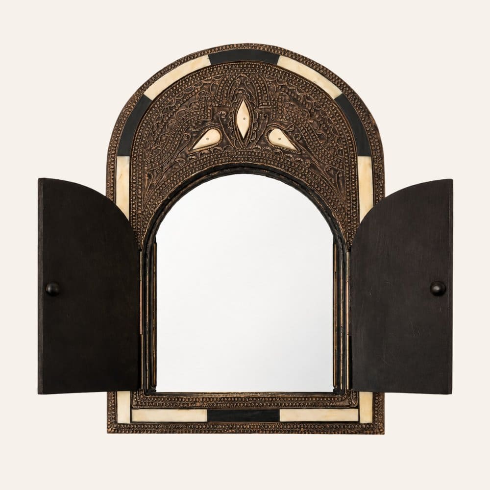 Arabischer Knochenspiegel BOU REGREG 35x25 | Arabische Dekoration