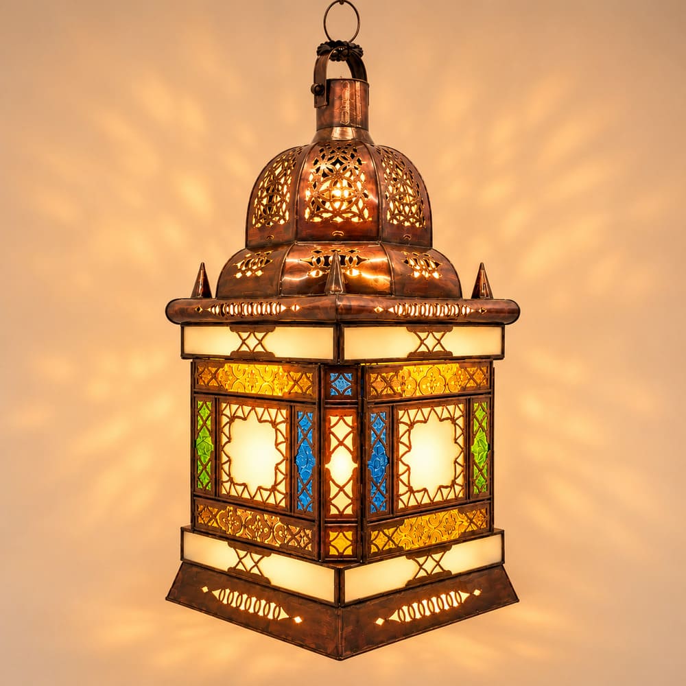 farol árabe de cristal AGOUDAL
