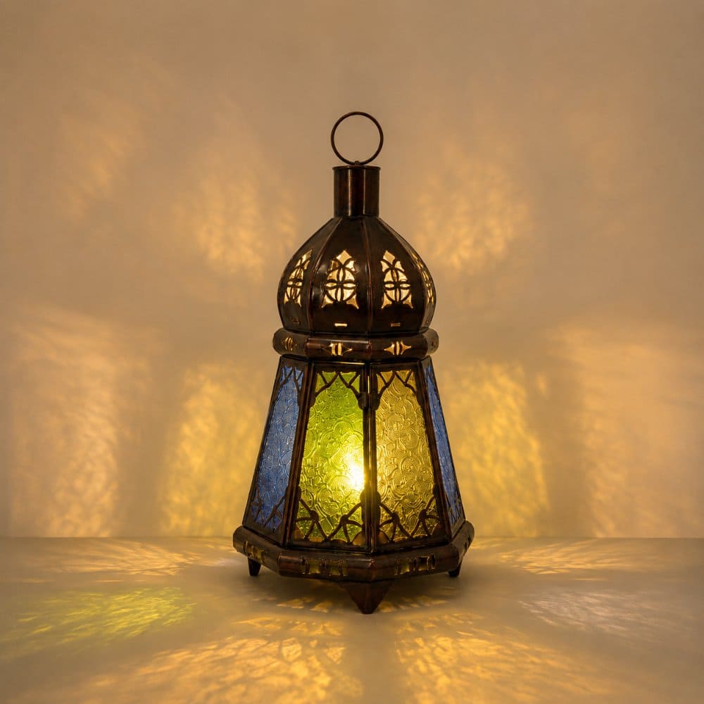 farol árabe cristal octogonal MS2 on