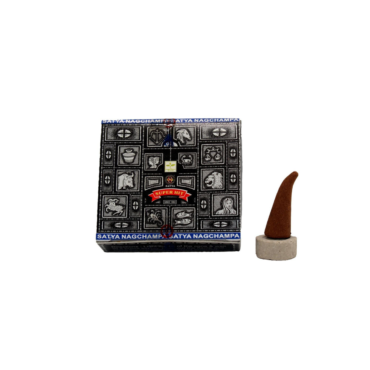 Incienso en conos Satya Super Hit Nagchampa