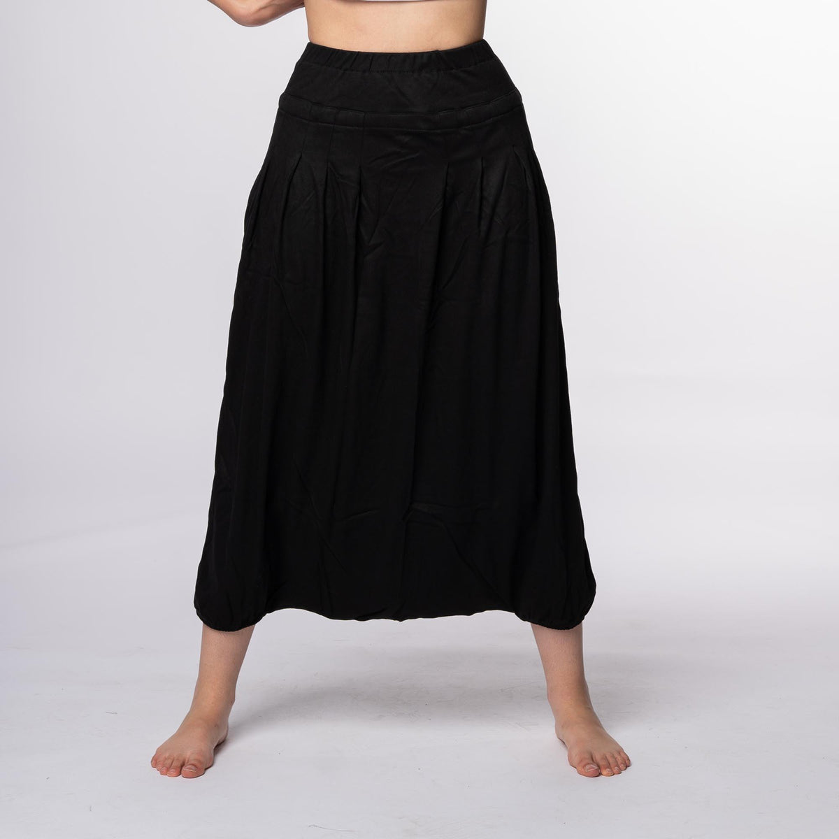 Pantalón bombacho unisex negro T