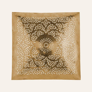 plafón árabe cuadrado dorado 60cm