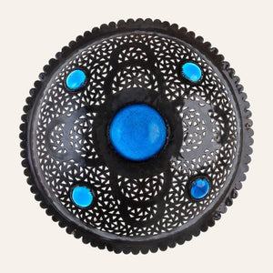 plafón marroquí redondo azul 48cm
