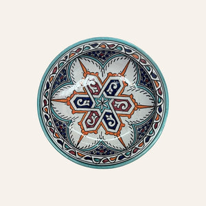 Arabischer Keramikteller aus Fez, 3 Größen