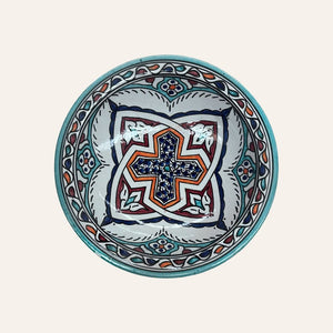 Arabischer Keramikteller aus Fez, 3 Größen