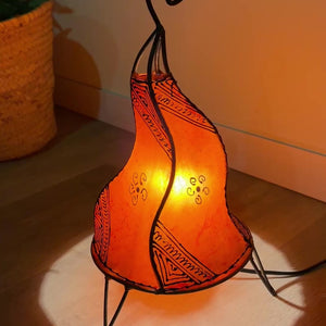 lámpara piel naranja video