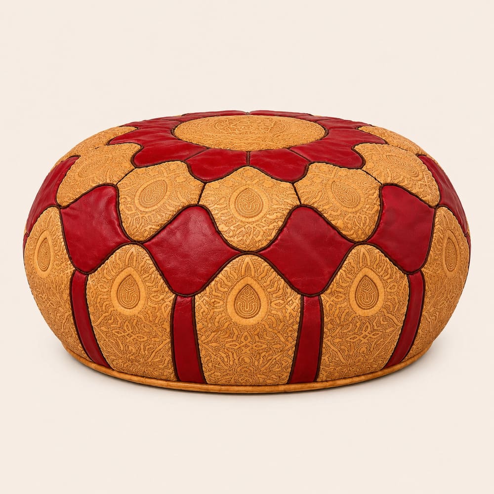 puff árabe de piel AROUMDT