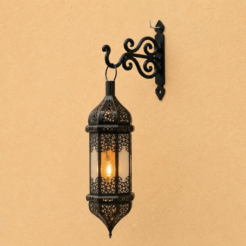 Halterung für arabische Lampen und Laternen aus Schmiedeeisen 10 cm
