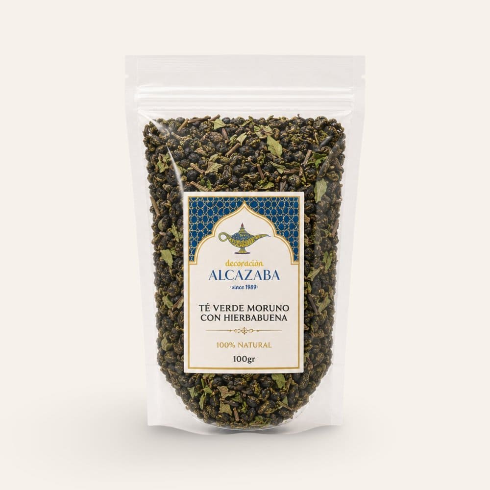 té verde moruno hierbabuena