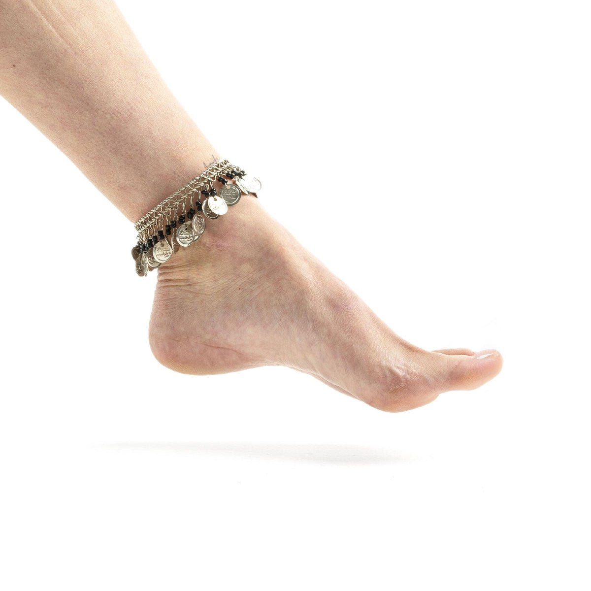 Tobillera egipcia doble para danza - 4 Colores