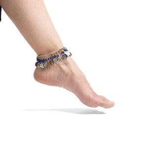 Tobillera egipcia para danza del vientre - 5 colores