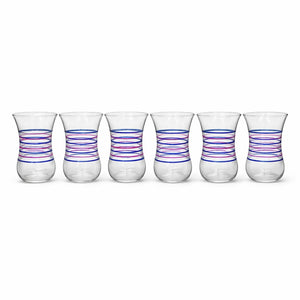 vasos turcos azul rosa