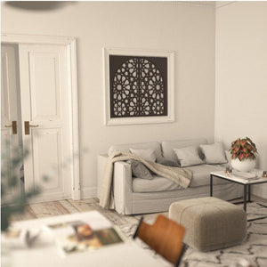 Ventana Decorativa de Madera - Diseño Tagmat