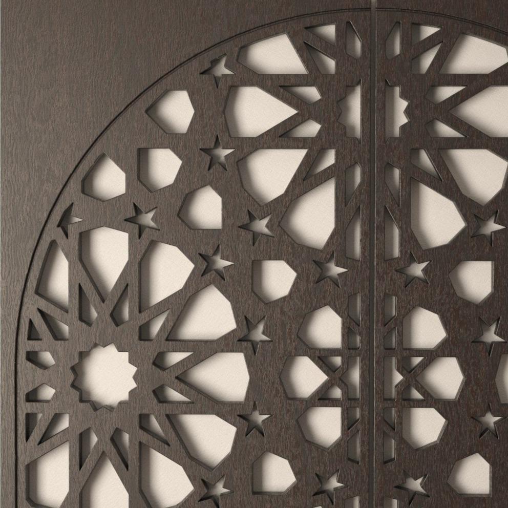 Ventana Decorativa de Madera - Diseño Tagmat